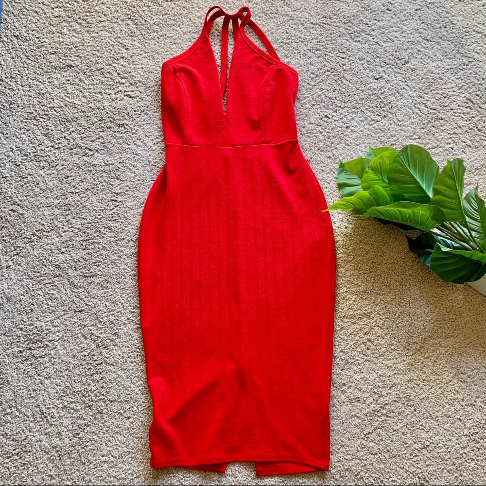BooHoo Red Dress